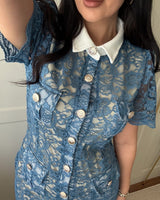 Viral Self Portrait Lace Dress