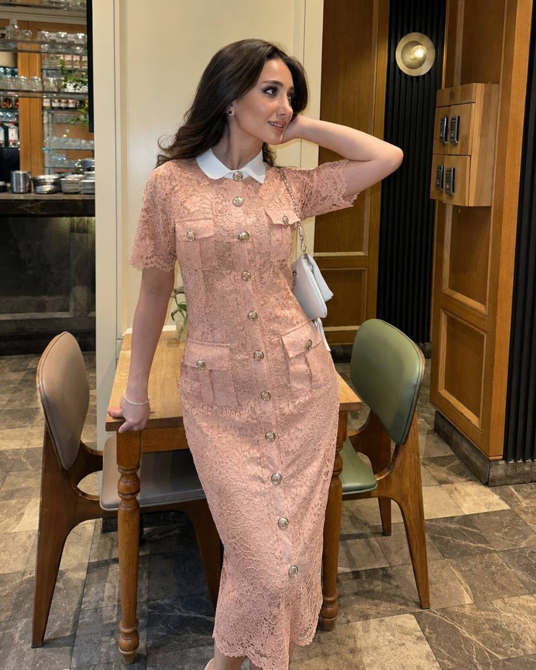 Viral Self Portrait Lace Dress