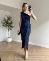Virelle One-Shoulder Dress
