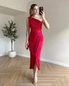 Virelle One-Shoulder Dress