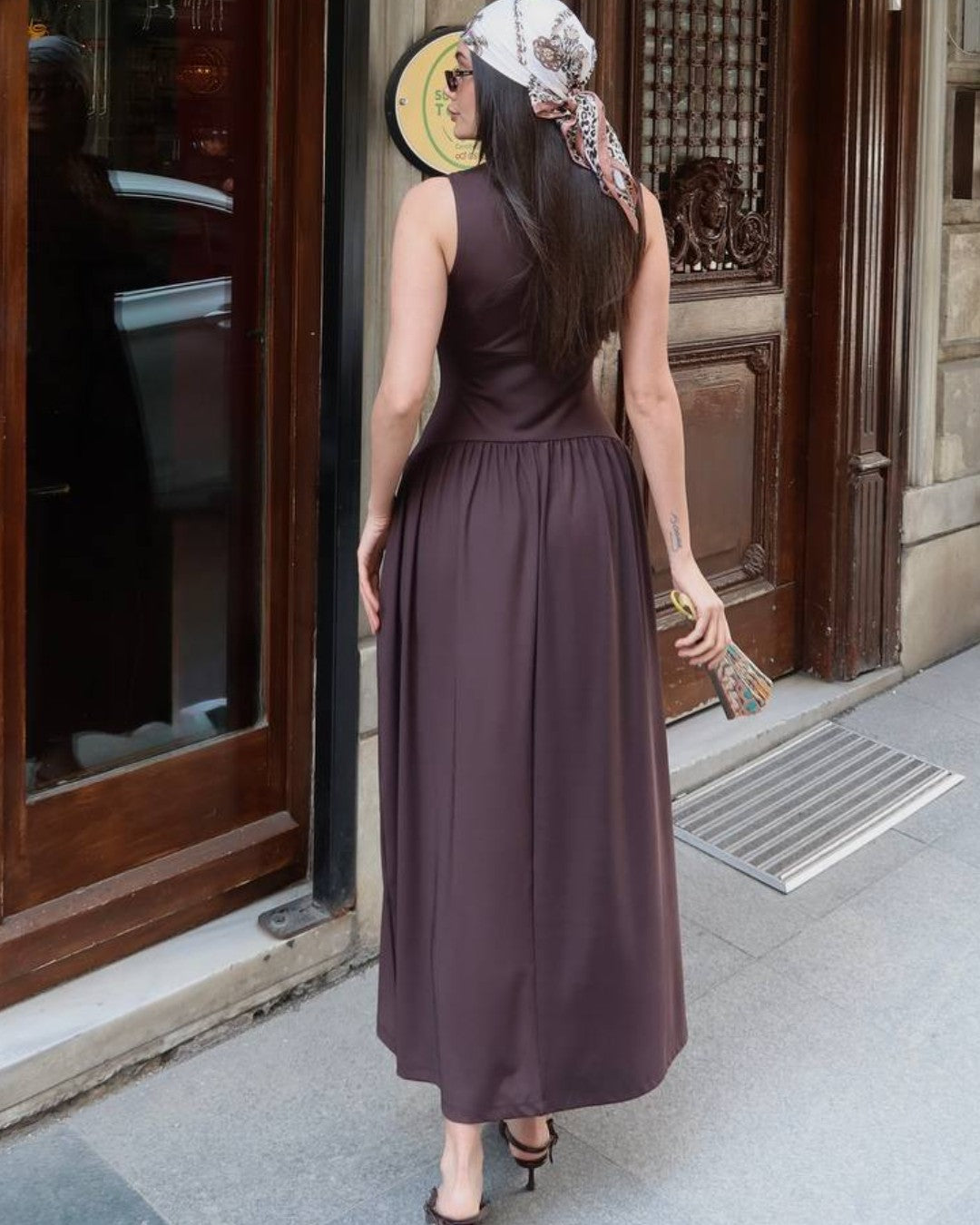 Waistline Maxi Dress