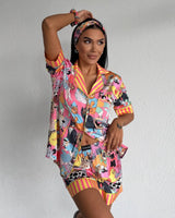 Wild Pop Pajama Set