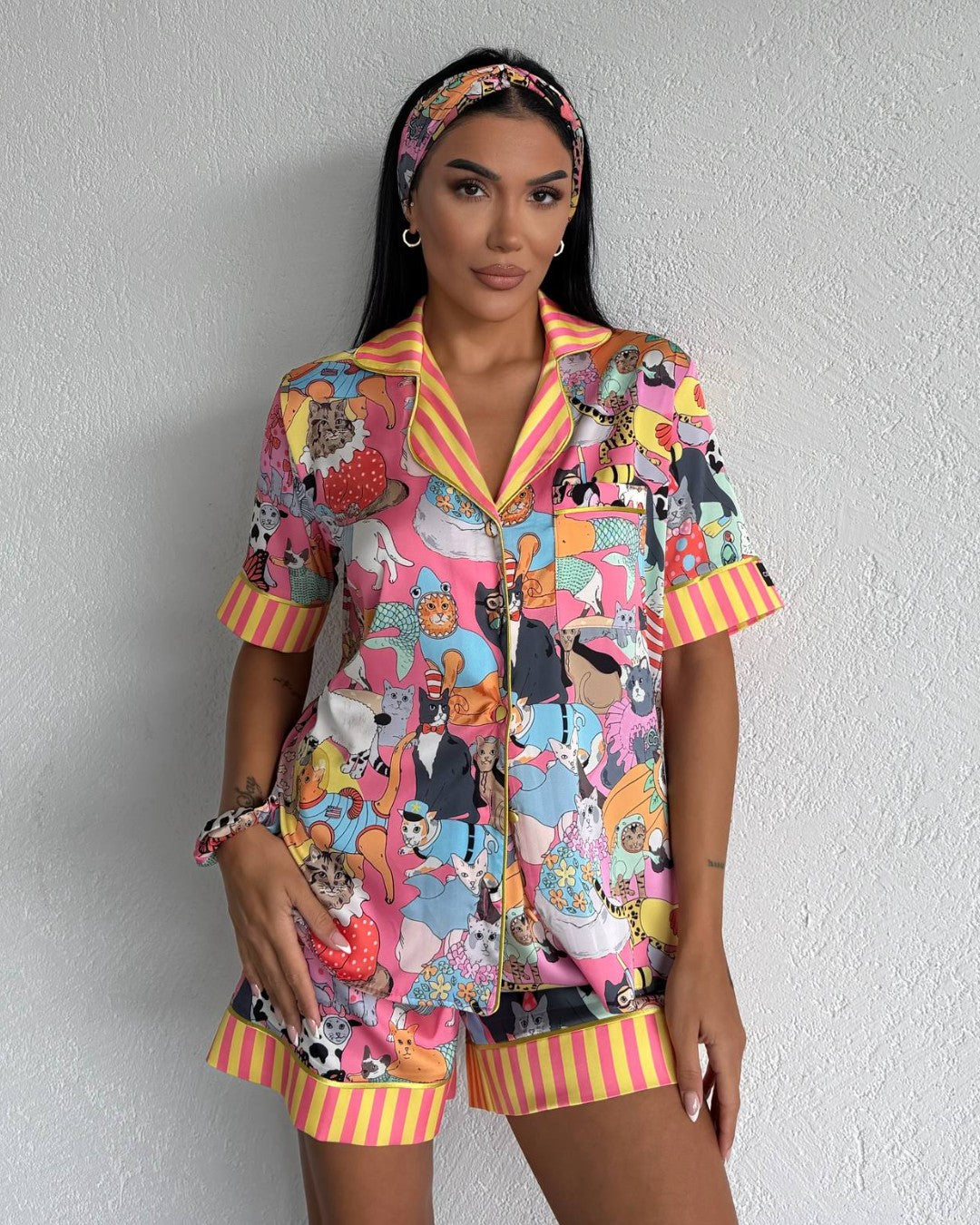 Wild Pop Pajama Set