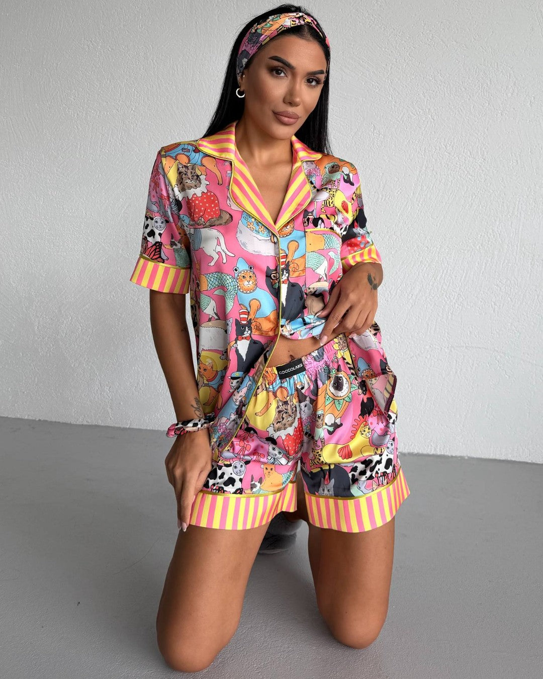 Wild Pop Pajama Set