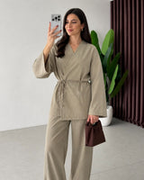Wrap Kimono Set + Belt