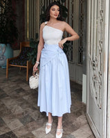 Wrap Midi Skirt