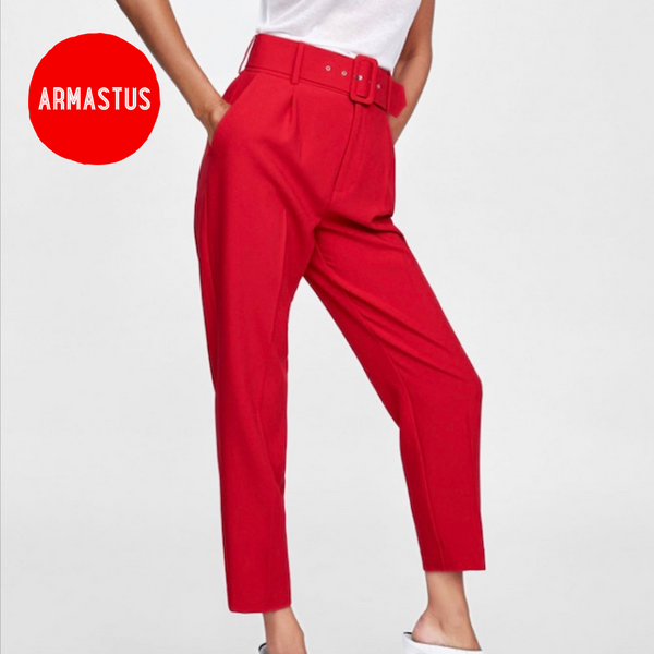 High Waist "Most Wanted" Trouser With Belt