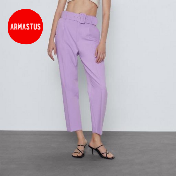 High Waist "Most Wanted" Trouser With Belt