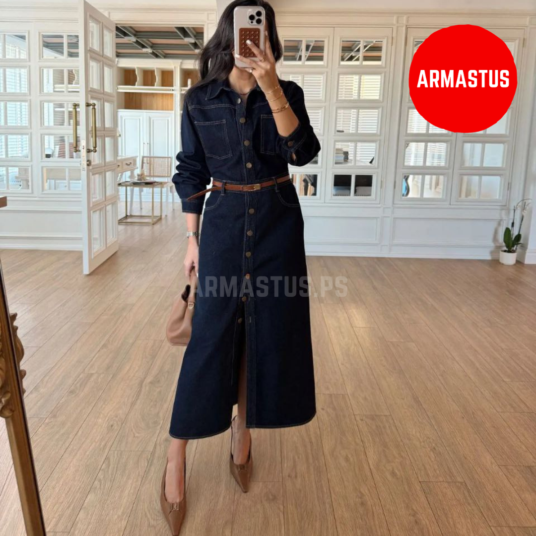Denim Dress (No Belt)