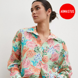 Printed Satin Shirt