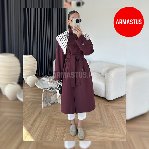 Trench Coat (With Scarf)