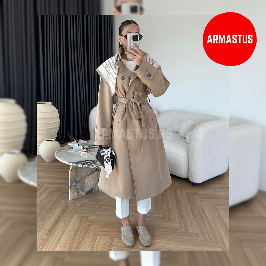 Trench Coat (With Scarf)
