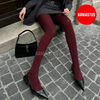 Burgundy Velvet Stockings