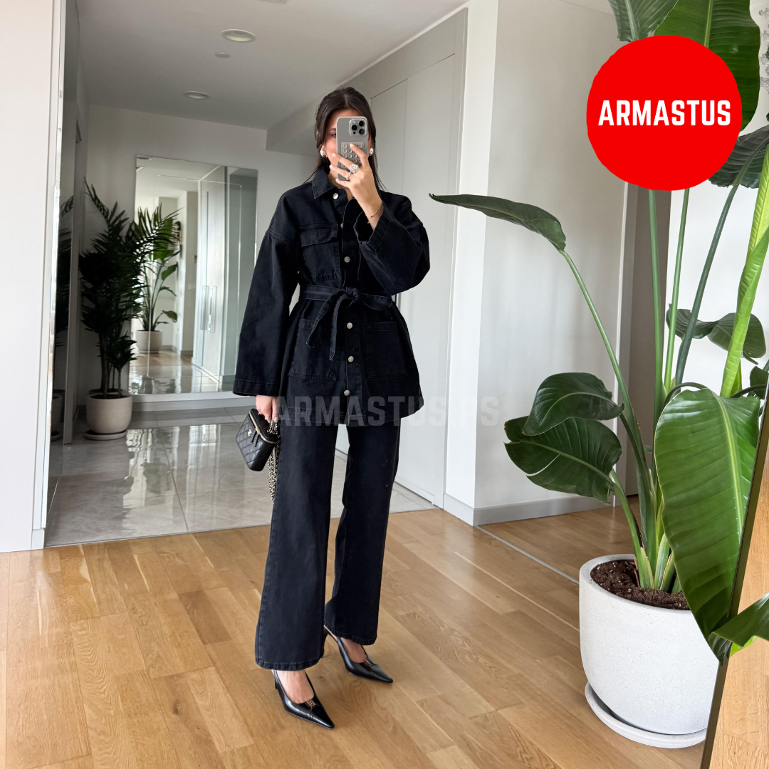 Black Denim Set