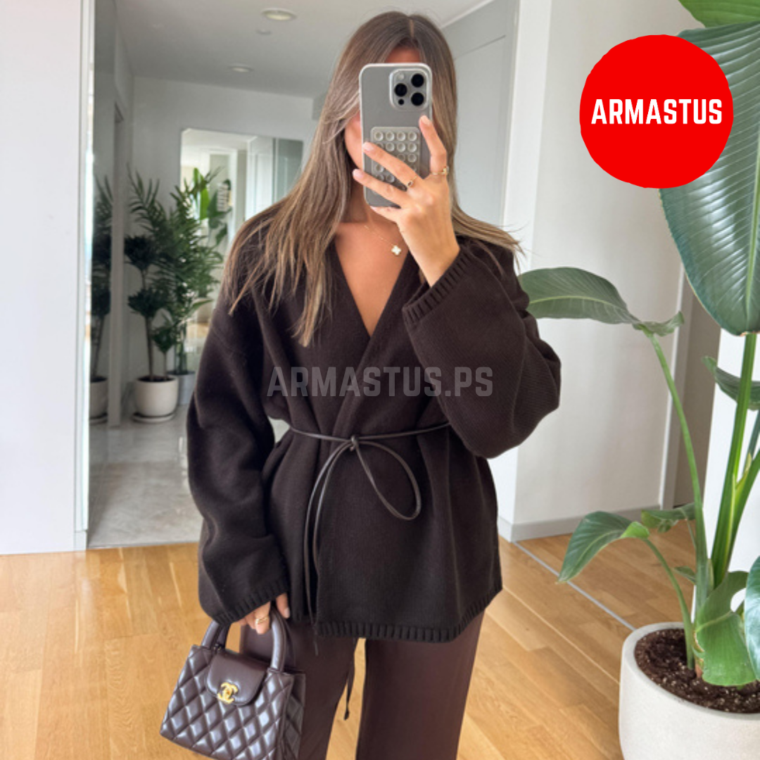 Cardigan With Belt