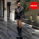 Leather Fur Jacket