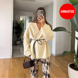 Cardigan With Belt
