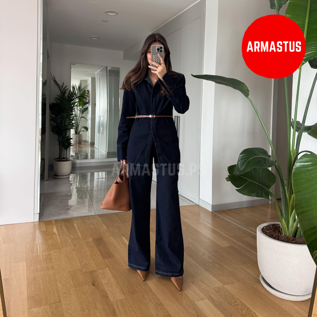 Denim Set (With Belt)