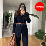 Denim Set (With Belt)