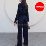 Denim Set (With Belt)