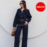 Denim Set (With Belt)