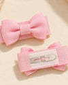 40 PCS Mini Baby Bow Hair Clips - Multi - front view