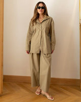 Aria Poplin Co-ord + Belt - front view