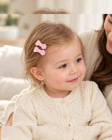 40 PCS Mini Baby Bow Hair Clips - three-quarter view
