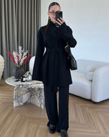 Cardigan - Black - front view