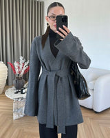 Cardigan - Dark Grey - front view
