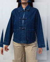 Closure Denim Jacket - Denim - front view