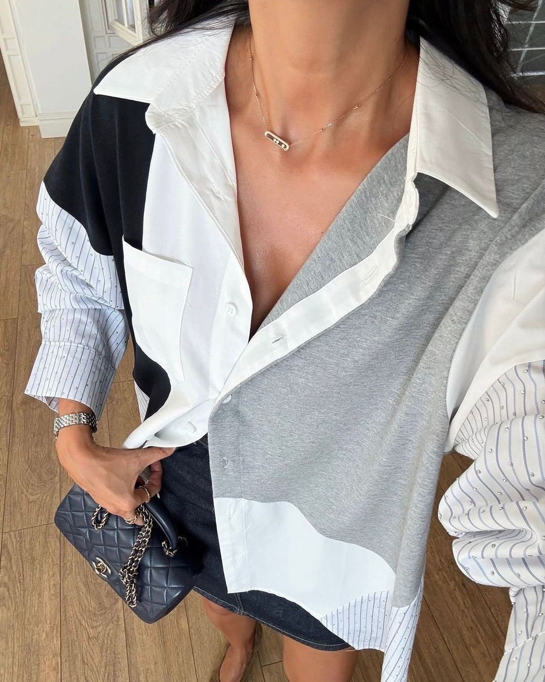 Colorblock Confidence Shirt