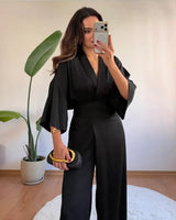 Dress - Black - front view