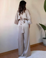 Dress - Beige - back view