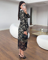 Dress - Black - side view