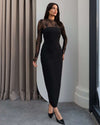 Dress - Black - front view