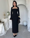 Dress - Black - front view