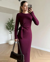 Dress - Purple - front view
