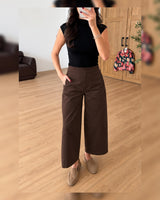 Easy Days Trousers - Brown - front view