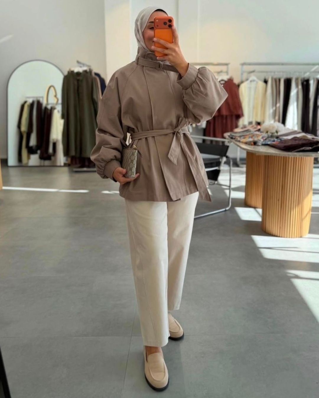 Jacket + Belt - front view
