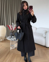 Jacket + Belt - Black - front view