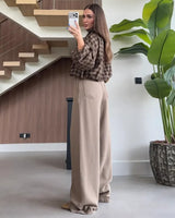 Jacket - Brown - three-quarter view