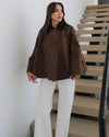 Jacket - Brown - front view
