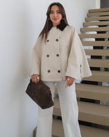 Jacket - Beige - front view