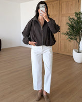 Jacket - Brown - front view