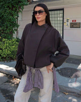 Jacket - Brown - front view