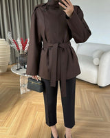 Jacket - Brown - front view