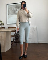 Jacket - Beige - front view