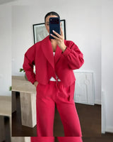 Jacket - Red - front view