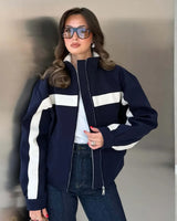 Jacket - Navy - front view